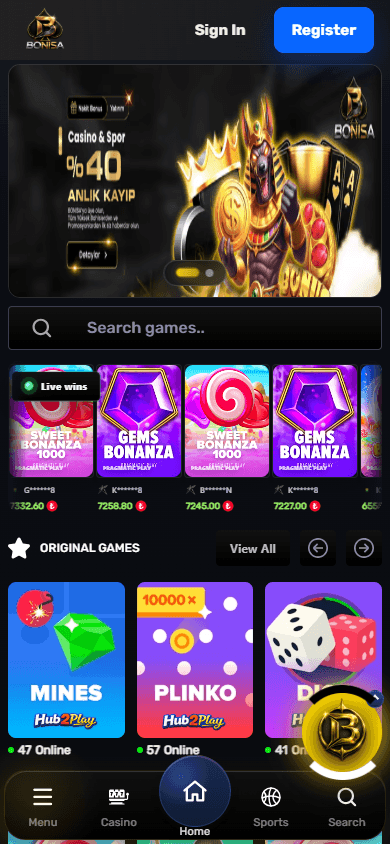 bonisa_casino_homepage_mobile
