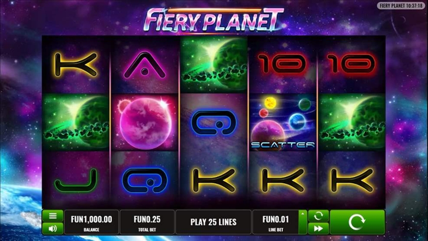 Fiery Planet Free Play in Demo Mode