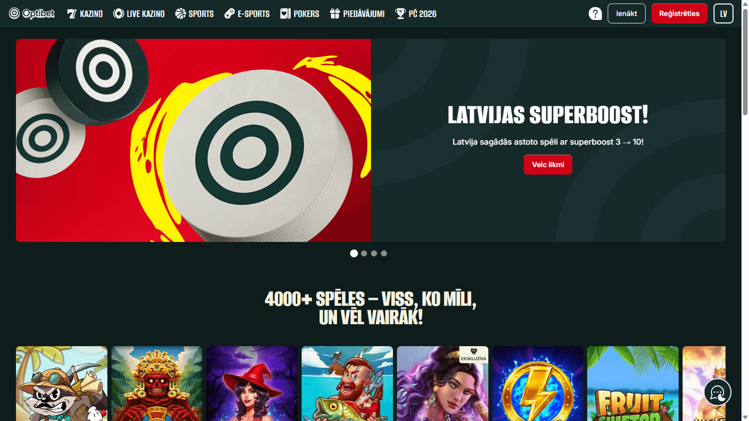Optibet_Casino _LV_homepage_desktop