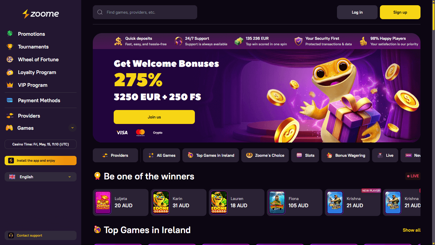 Zoome Casino: Theme and Sound in Zoom E — A Review for Australian Players