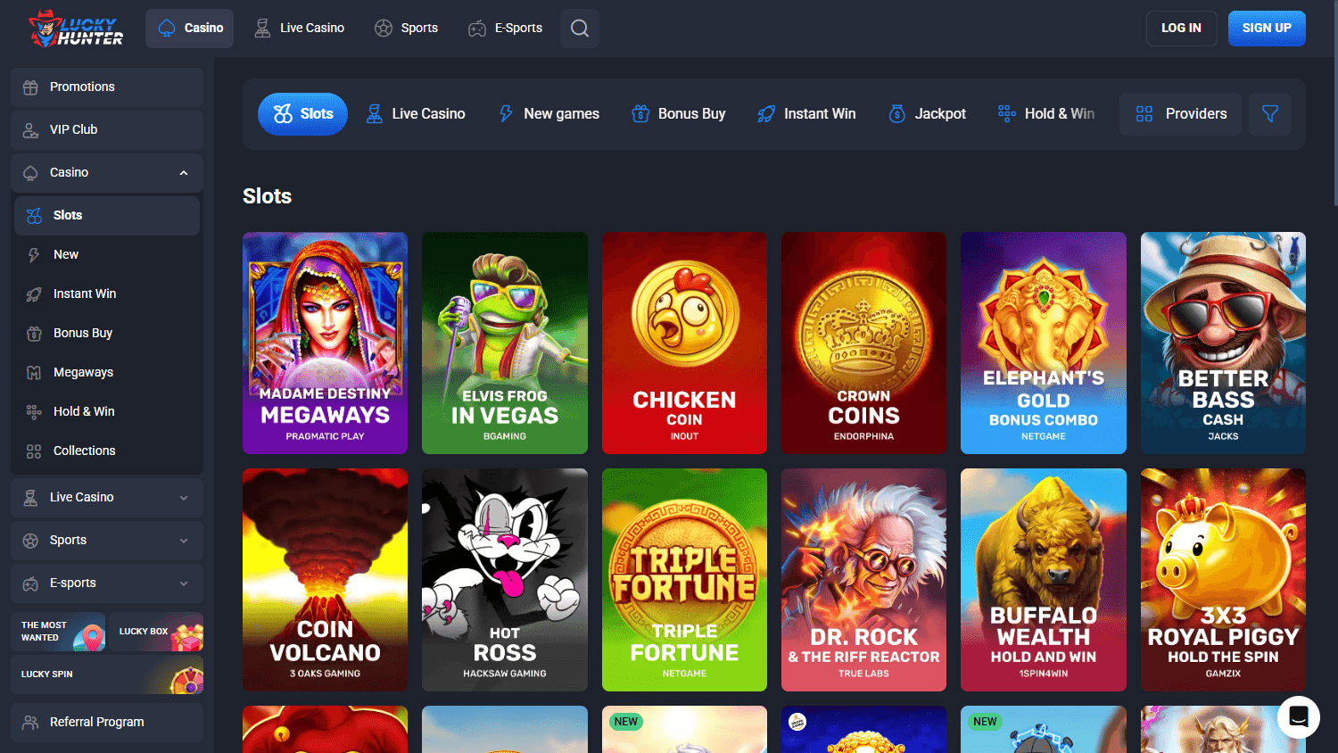 Lucky_Hunter_Casino_game_gallery_desktop