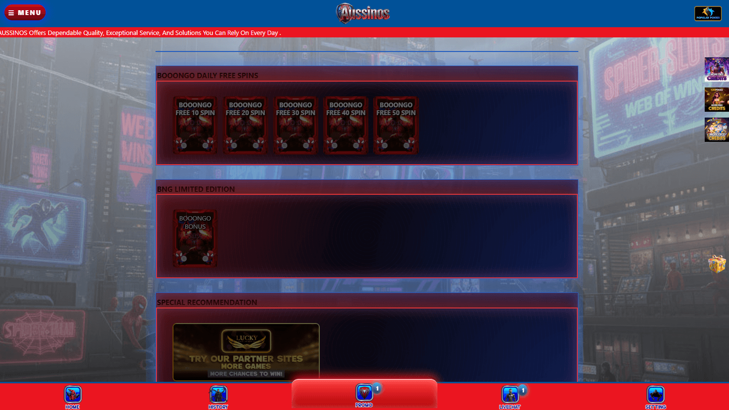 Aussinos_Casino_promotions_desktop