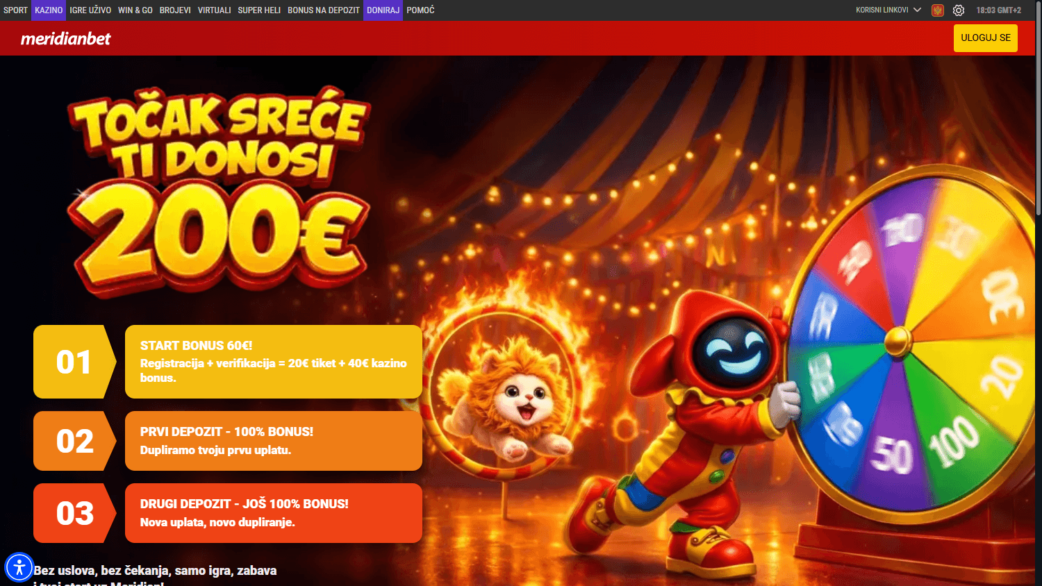 Meridianbet_Casino_ME_homepage_desktop
