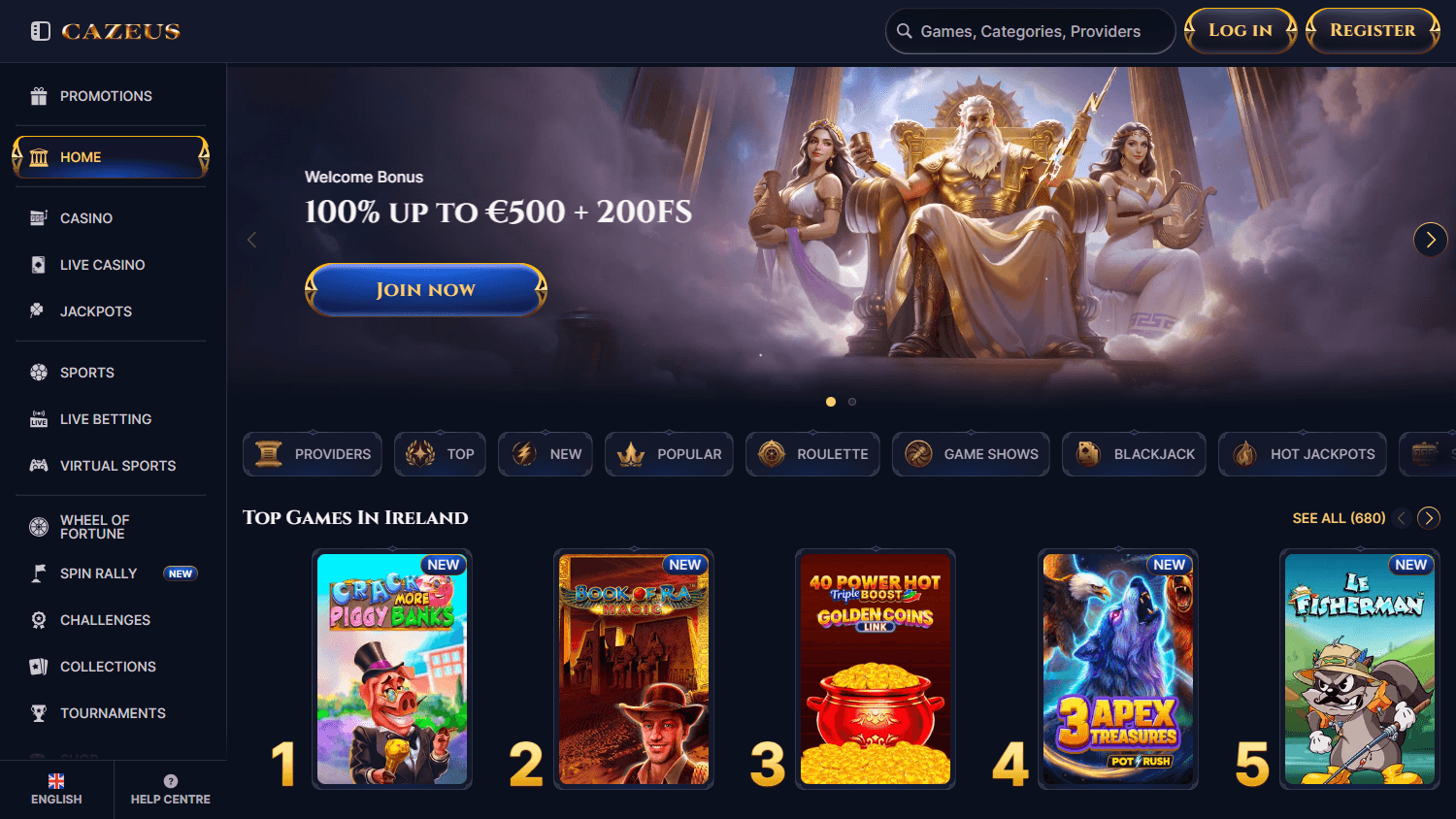 Application Cazeus Casino France : ce qu’elle propose