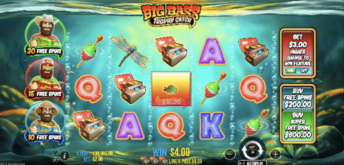 Players can reel in some tasty wins with Big Bass Trophy Catch