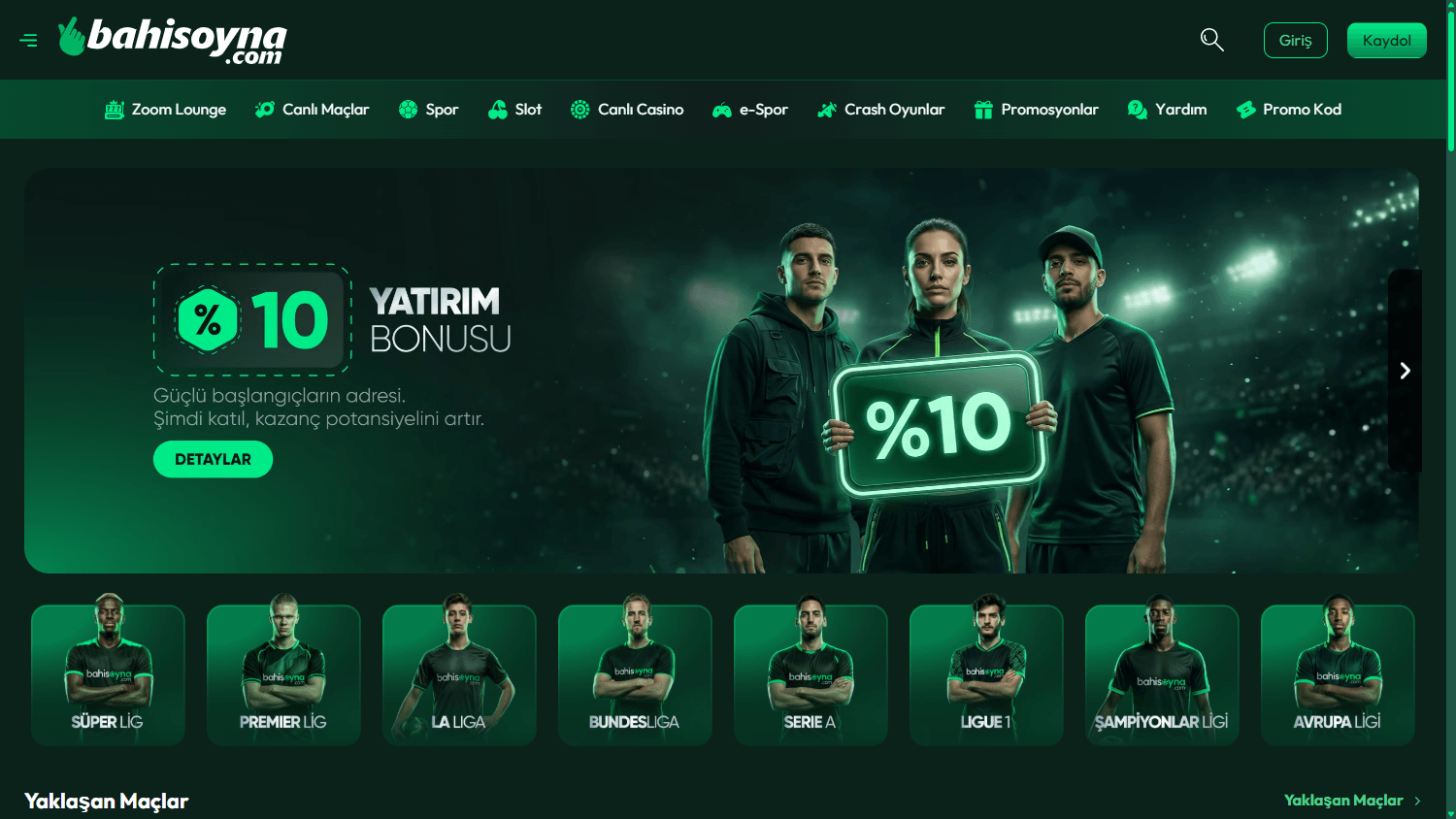 bahisoyna_casino_homepage_desktop