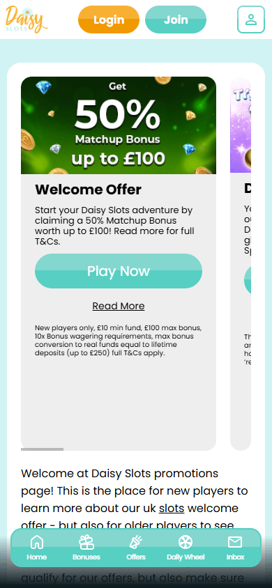 Daisy_Slots_Casino_promotions_mobile