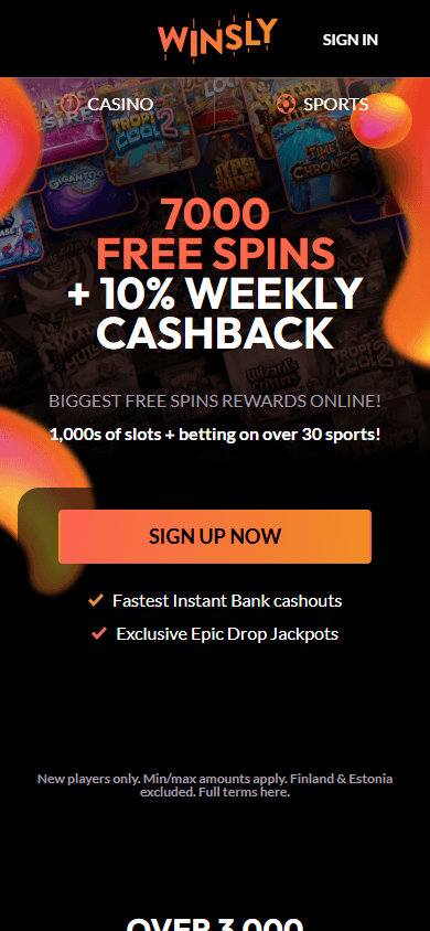 winsly_casino_homepage_mobile