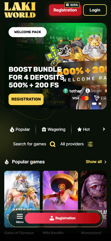 Laki_Casino_homepage_mobile