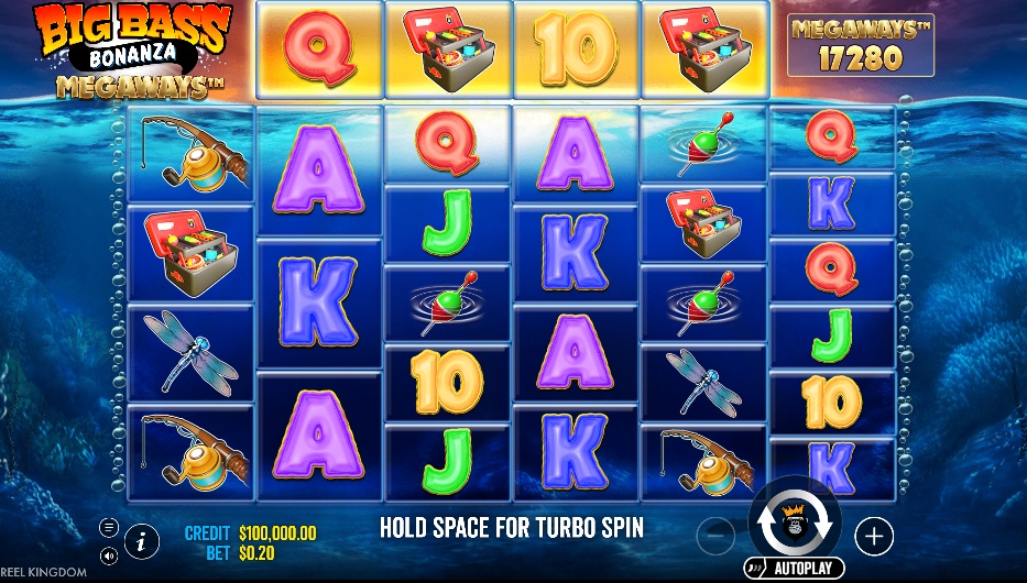 Use your no deposit bonus on Reel Kingdom's Big Bass Bonanza Megaways slot at BlazeBet in Canada
