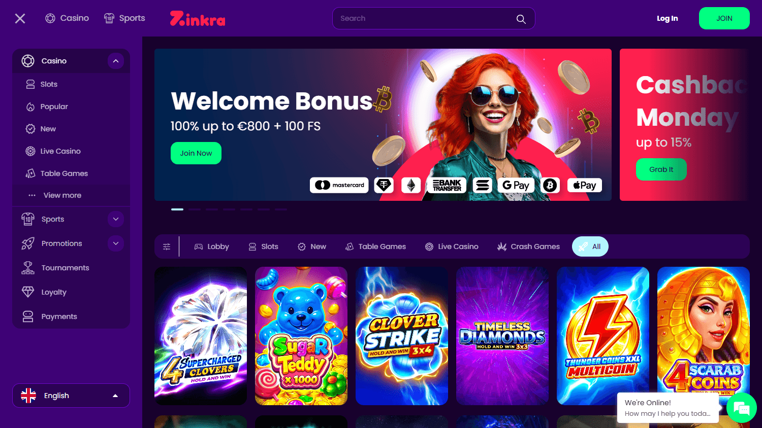 zinkra_casino_game_gallery_desktop