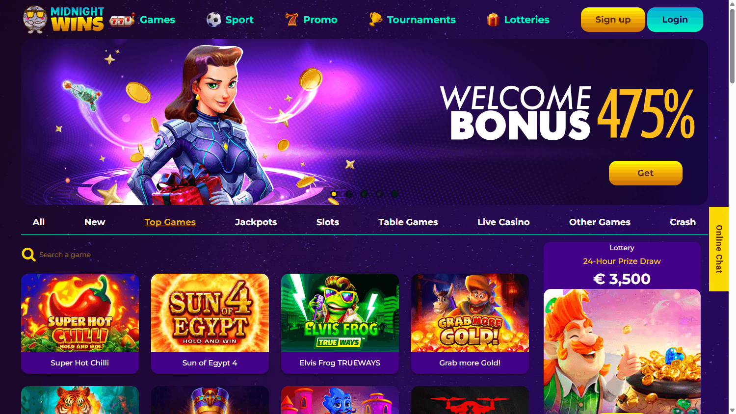 midnight_wins_casino_homepage_desktop