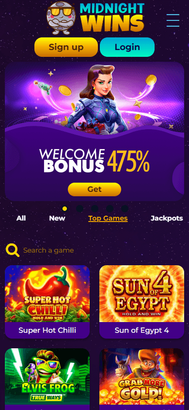 midnight_wins_casino_homepage_mobile