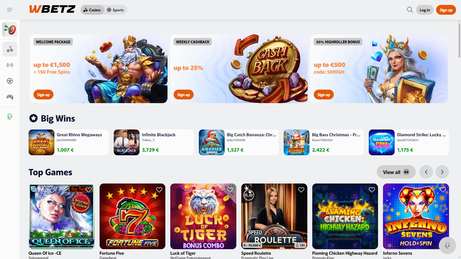 WBetz Casino für Spieler aus Deutschland – Review