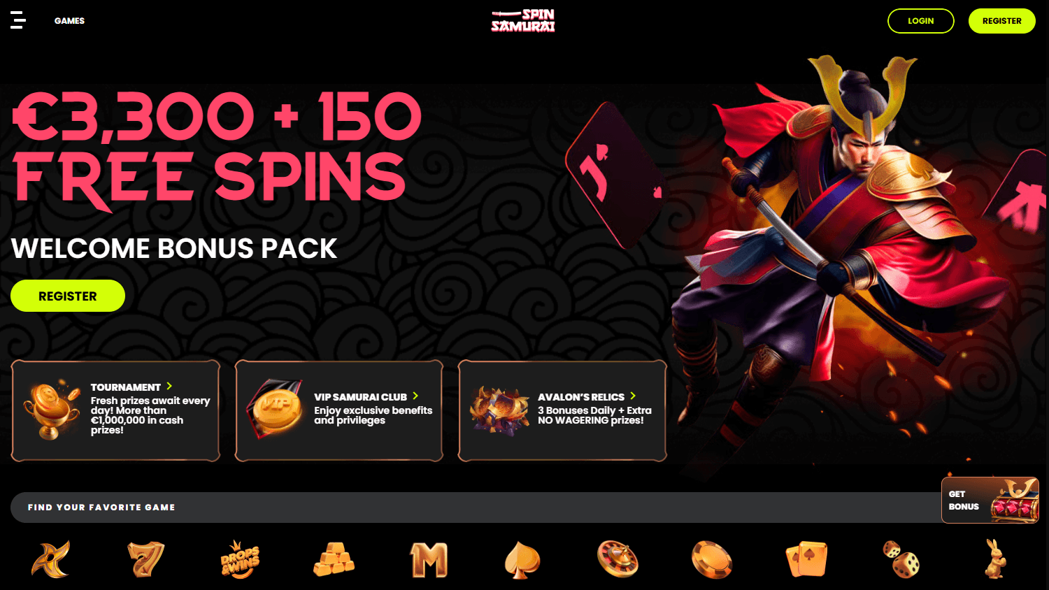 spin_samurai_casino_homepage_desktop