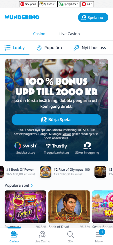 wunderino_casino_se_homepage_mobile