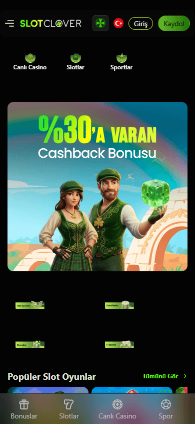 slotclover_casino_homepage_mobile