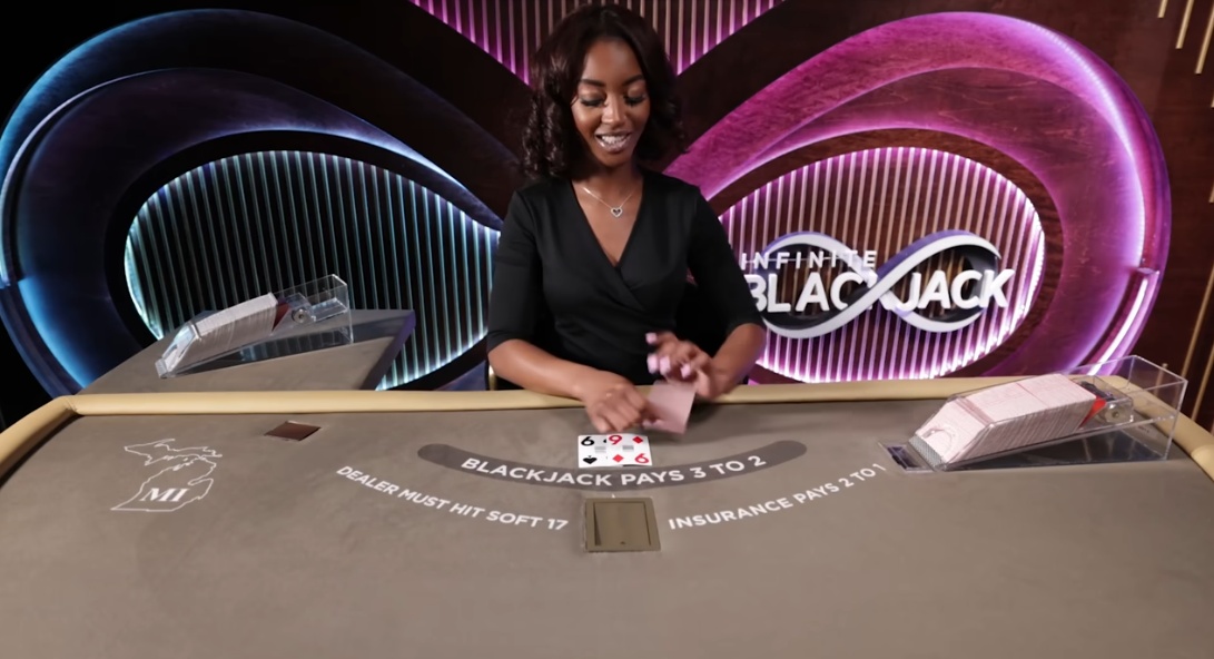Infinite Blackjack offers a solid RTP at online casinos in Canada