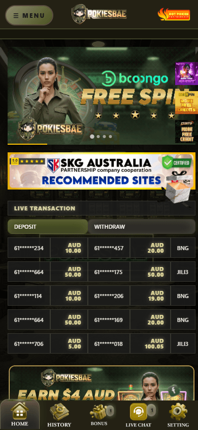 pokiesbae_casino_homepage_mobile