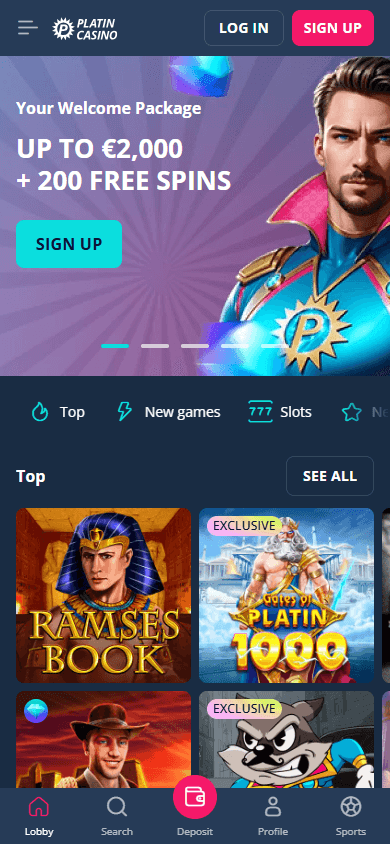 platincasino_homepage_mobile