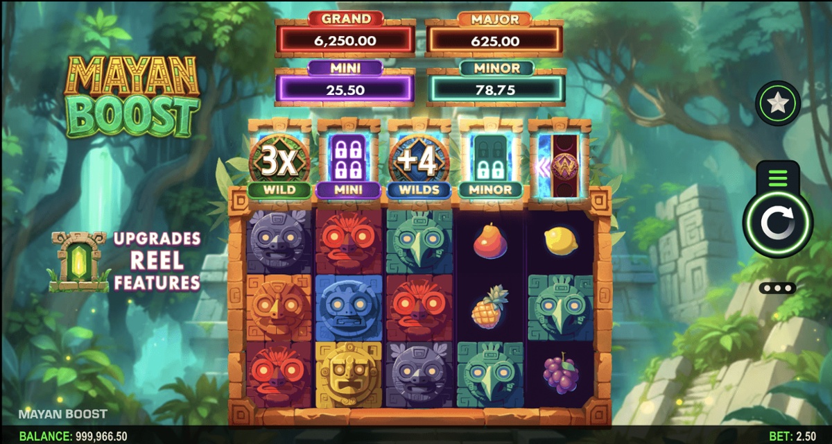 The Feature Tab appears above the reels