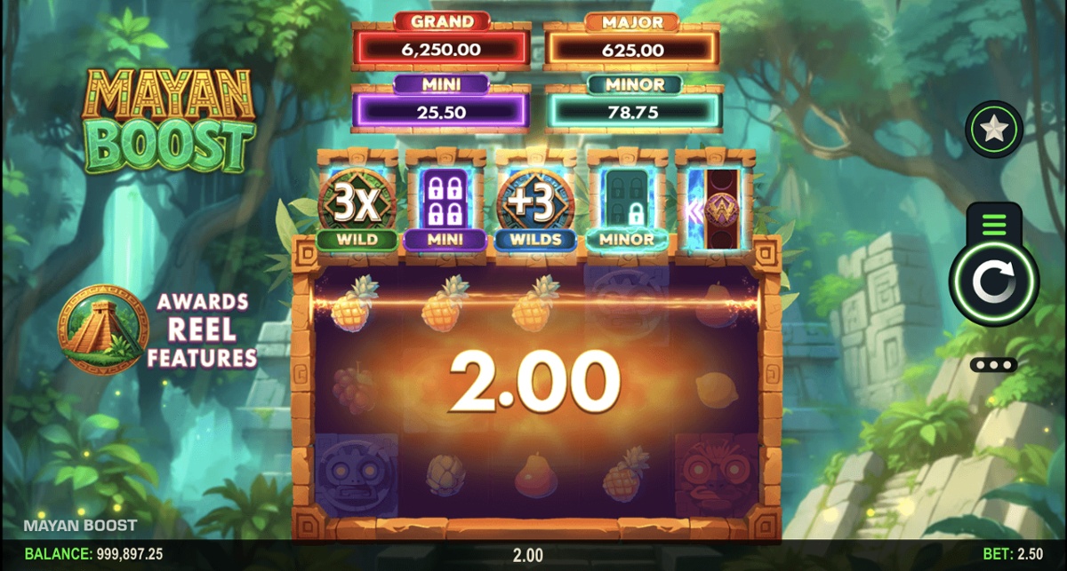 Wins pay on adjacent reels from left to right