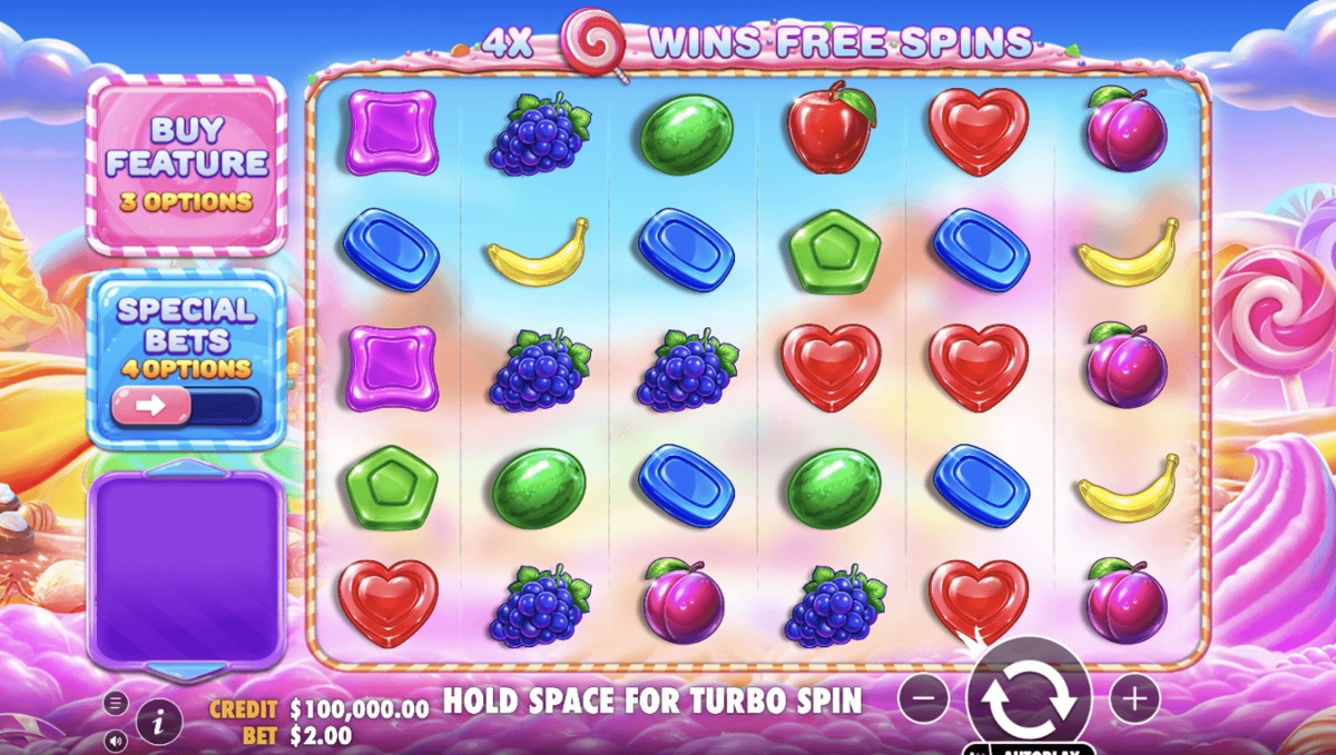 Sweet Bonanza 2500 is a vibrant candy-themed slot