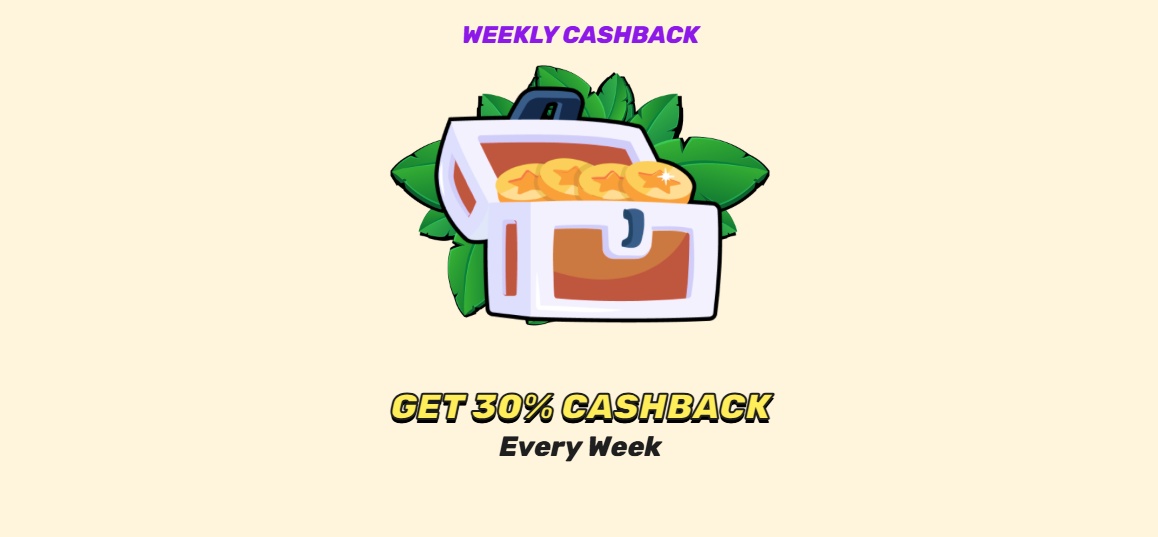 You can claim a cashback casino bonus at Gamblezen in Canada