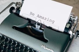 be-amazing-written-on-typewriter