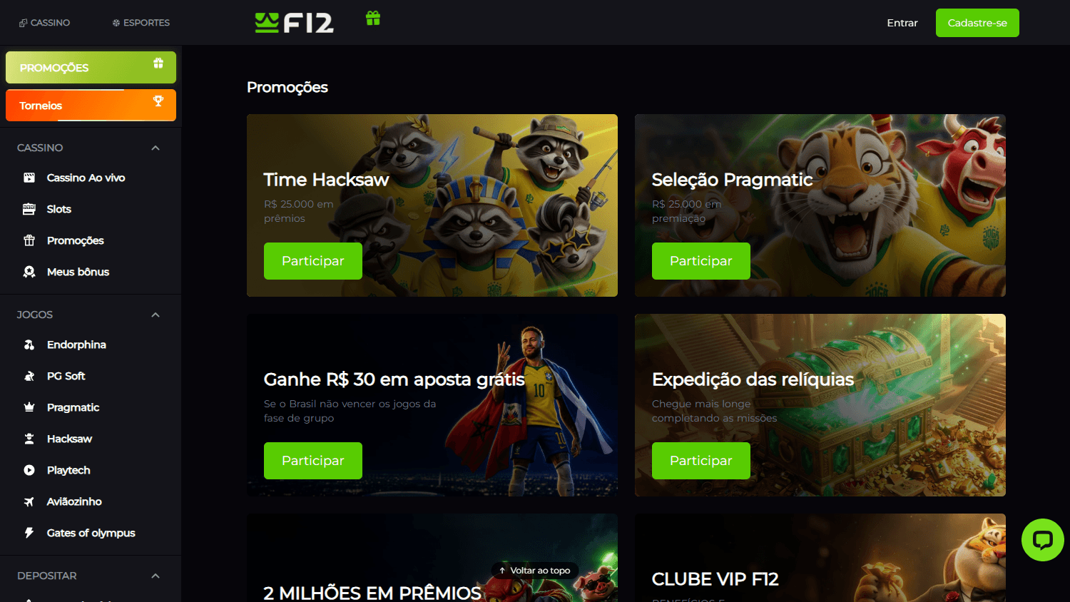 F12.bet_Casino_promotions_desktop
