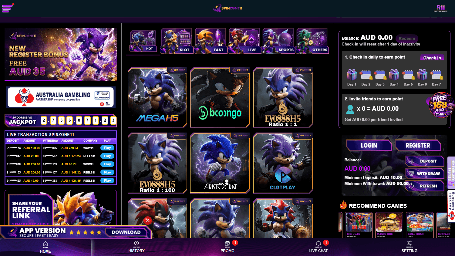 spinzone11_casino_homepage_desktop