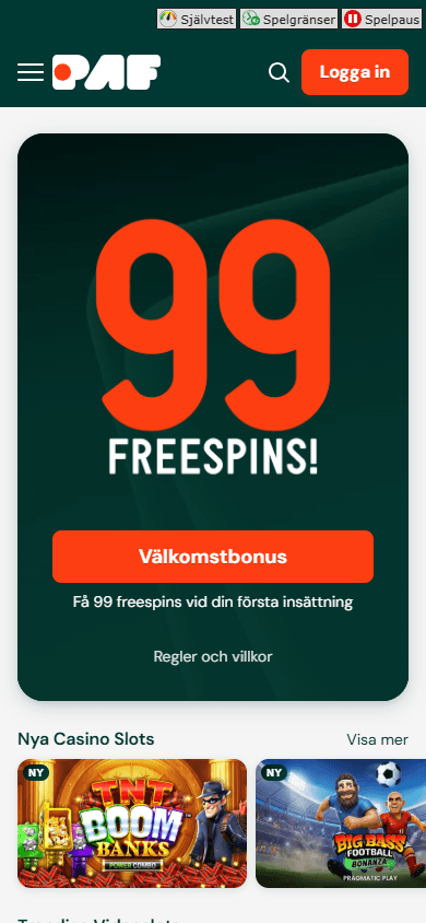 Paf_Casino_SE_homepage_mobile