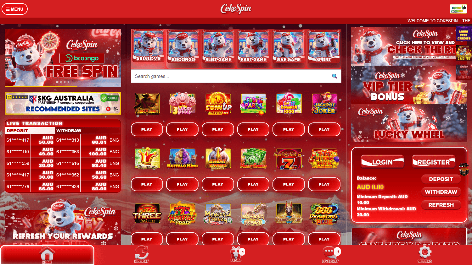 cokespin_casino_homepage_desktop