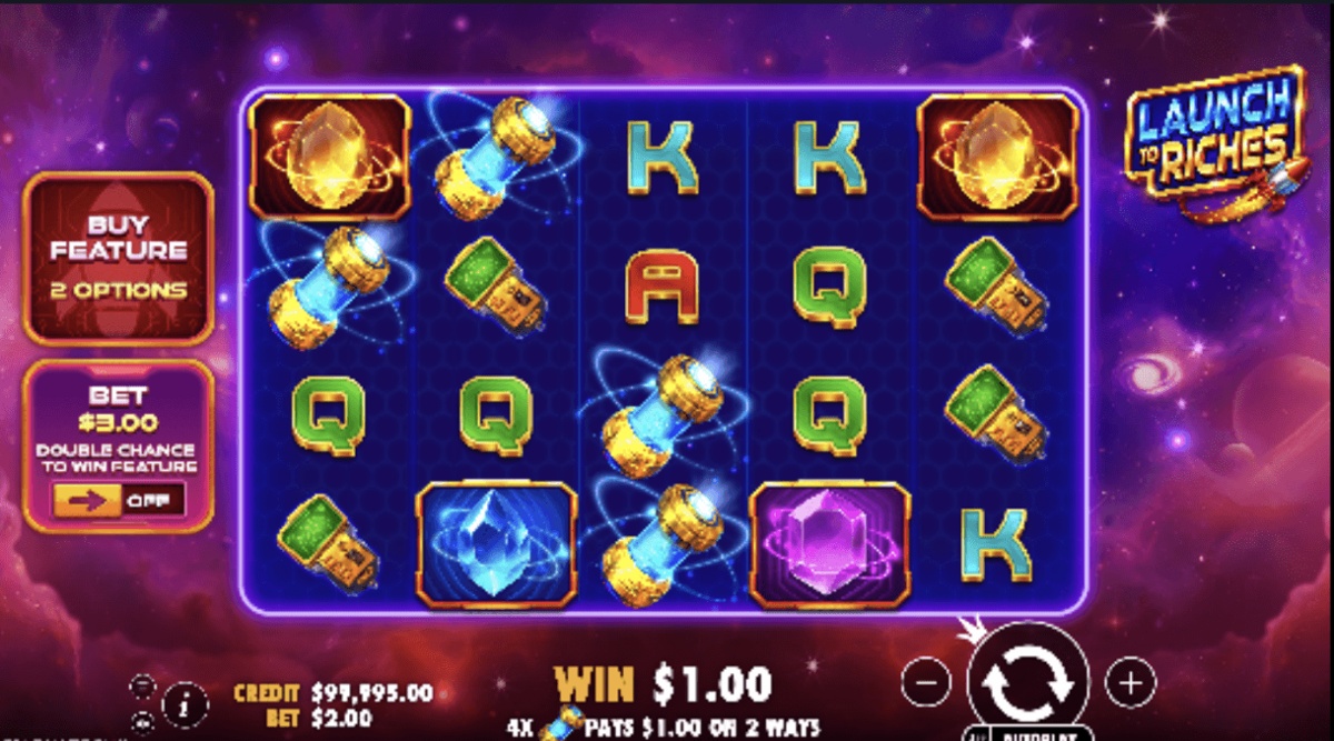 The orbs are the symbols to look out for in Launch to Riches