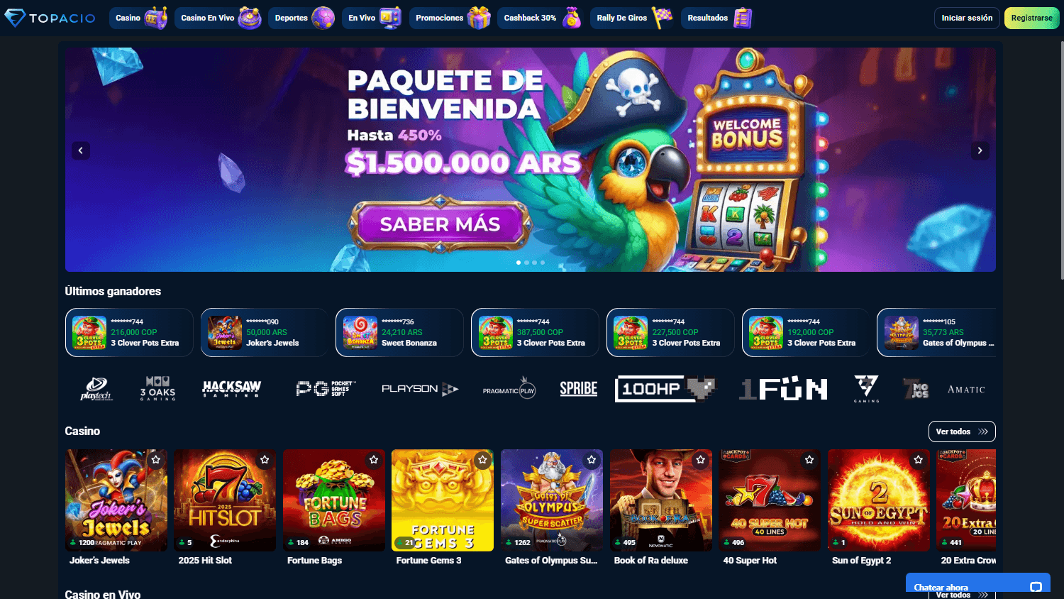 topacio_casino_homepage_desktop