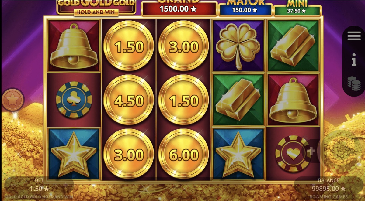 Six or more coins will get you into the Hold and Win round