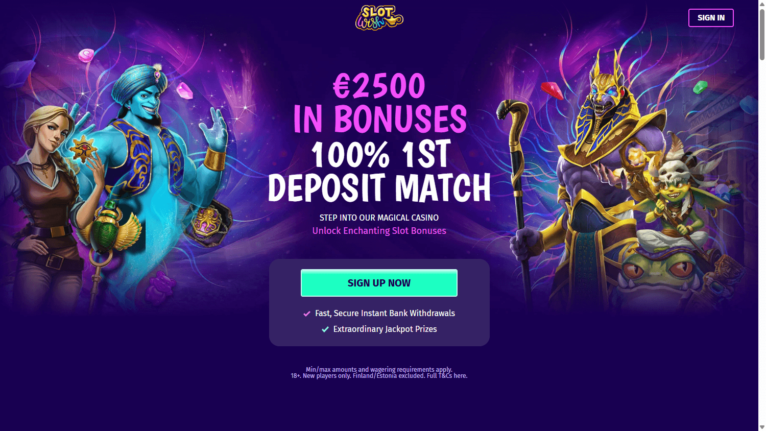slot_wish_casino_homepage_desktop