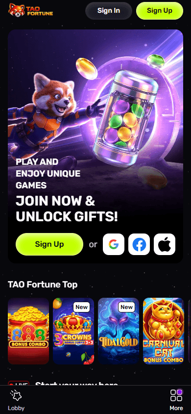 tao_fortune_casino_homepage_mobile