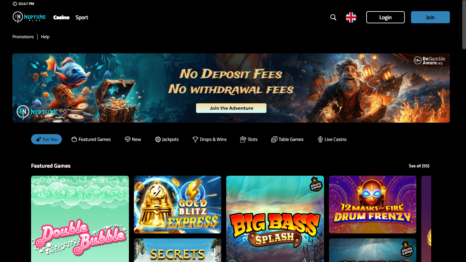 neptune_play_casino_homepage_desktop