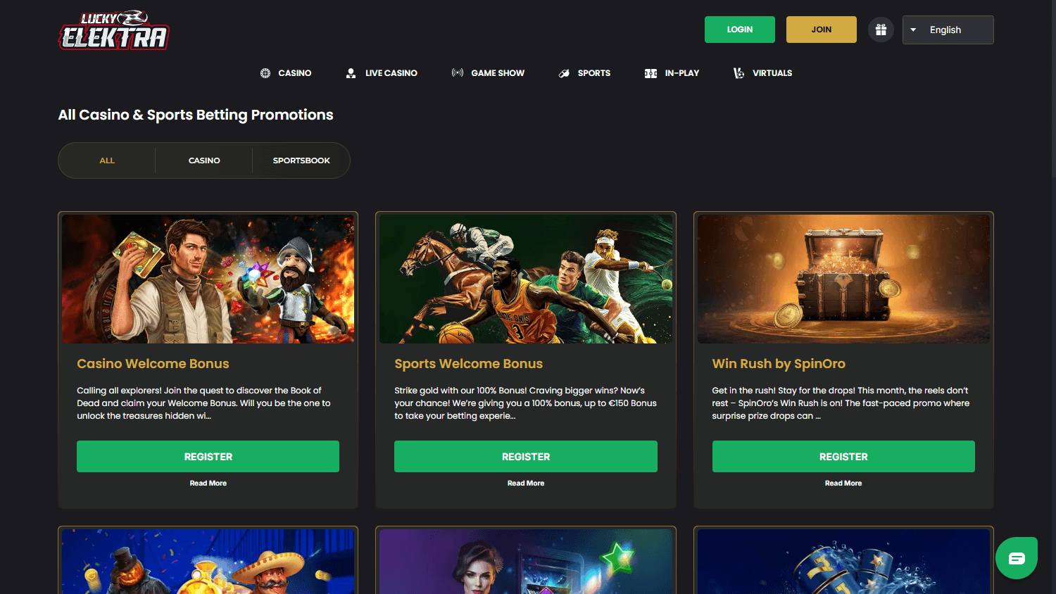 luckyelektra_casino_promotions_desktop