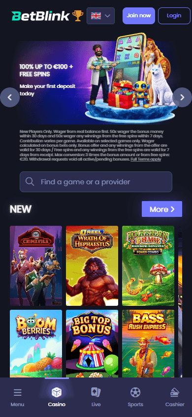 betblink_casino_homepage_mobile