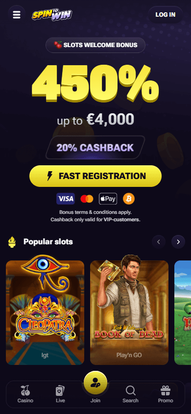 spintowin_casino_homepage_mobile
