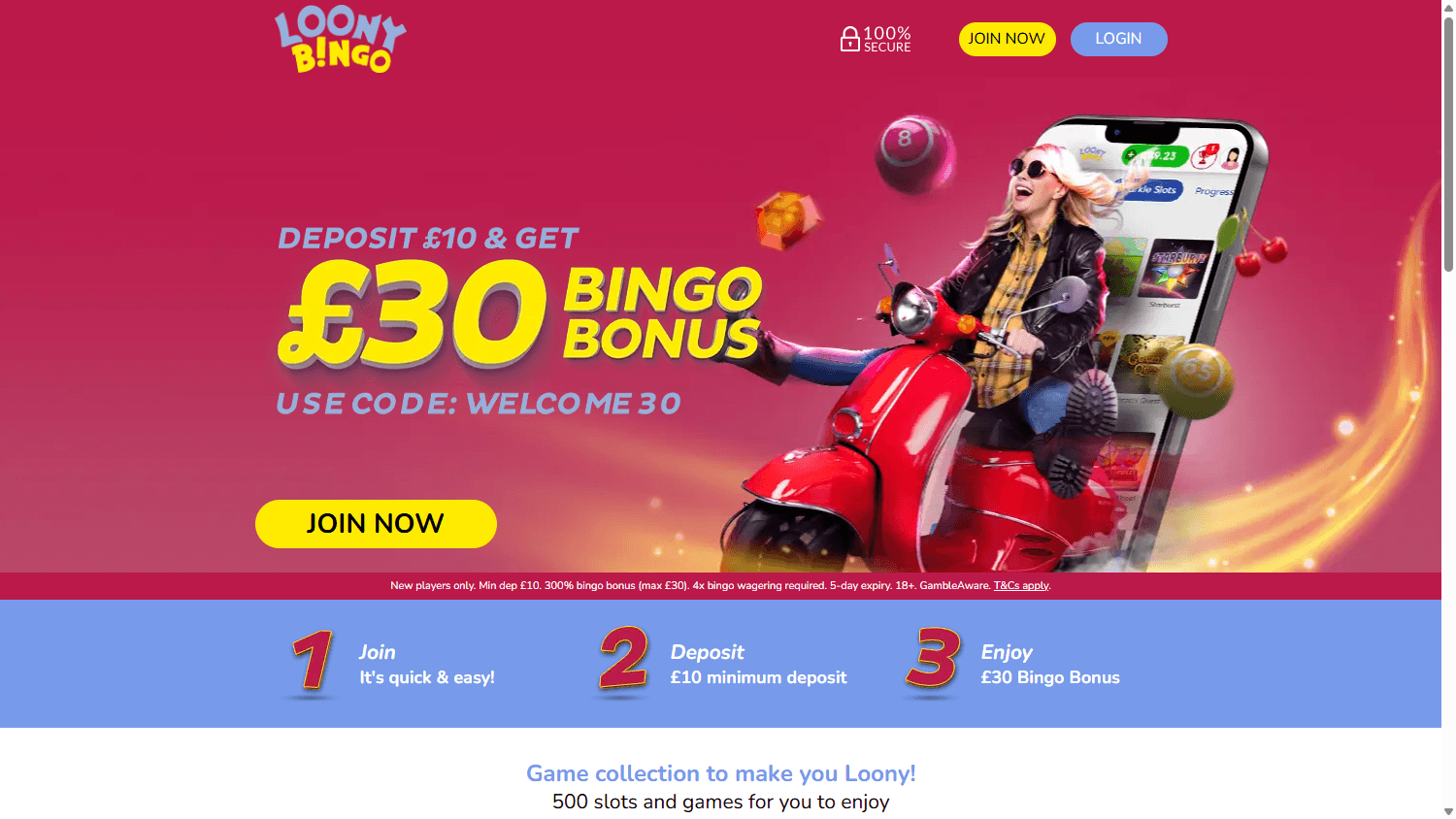 loony_bingo_casino_homepage_desktop