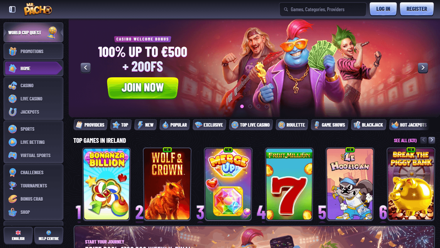 MrPacho_Casino_homepage_desktop