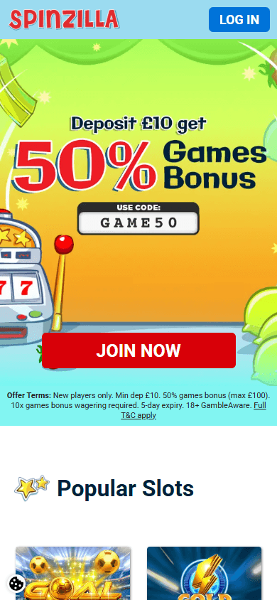 spinzilla_casino_homepage_mobile
