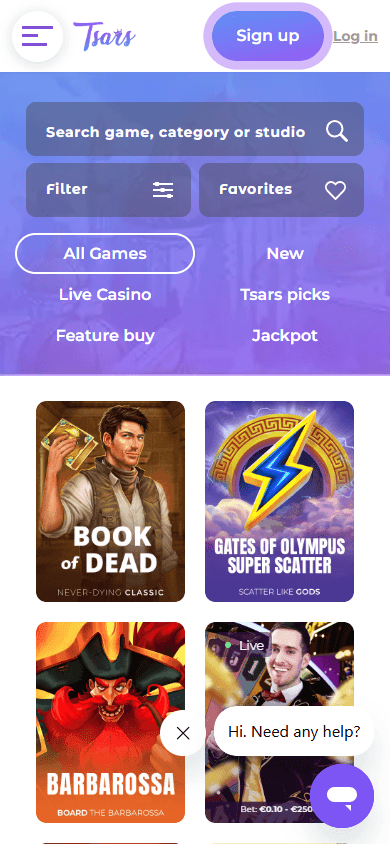 Tsars_Casino_game_gallery_mobile