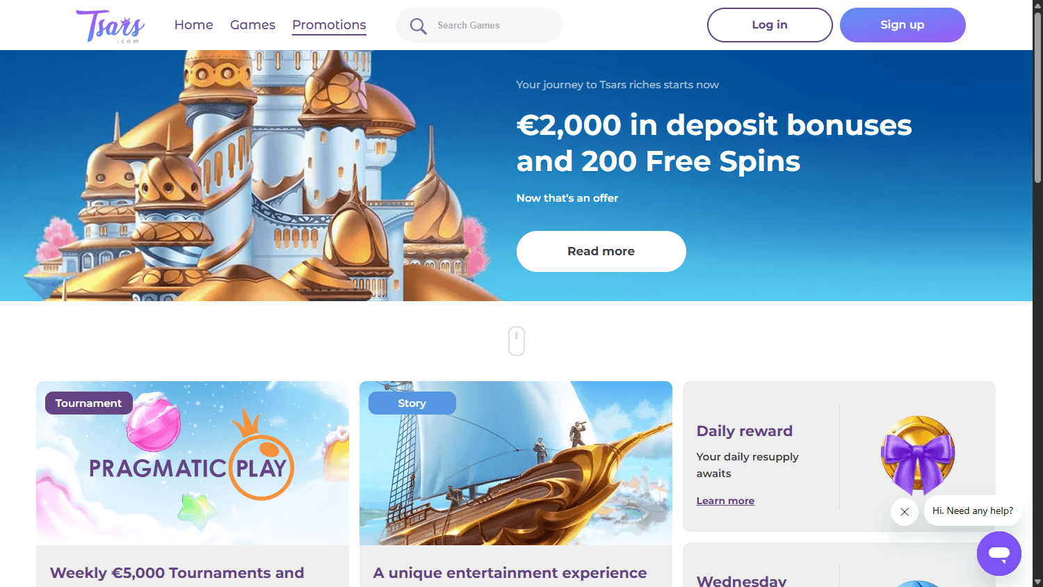 Tsars_Casino_promotions_desktop
