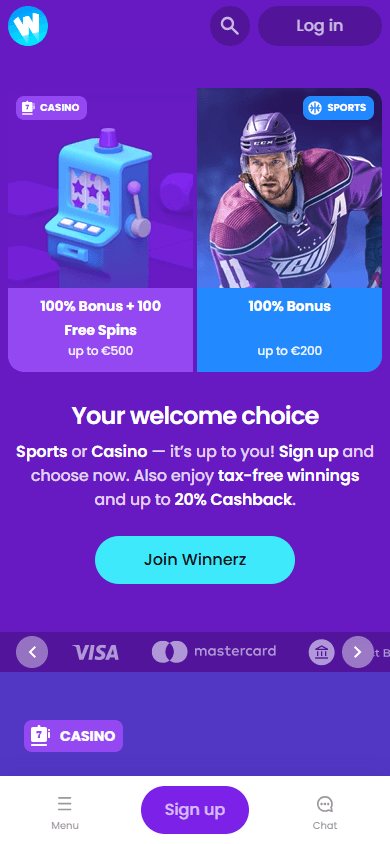 winnerz_casino_homepage_mobile