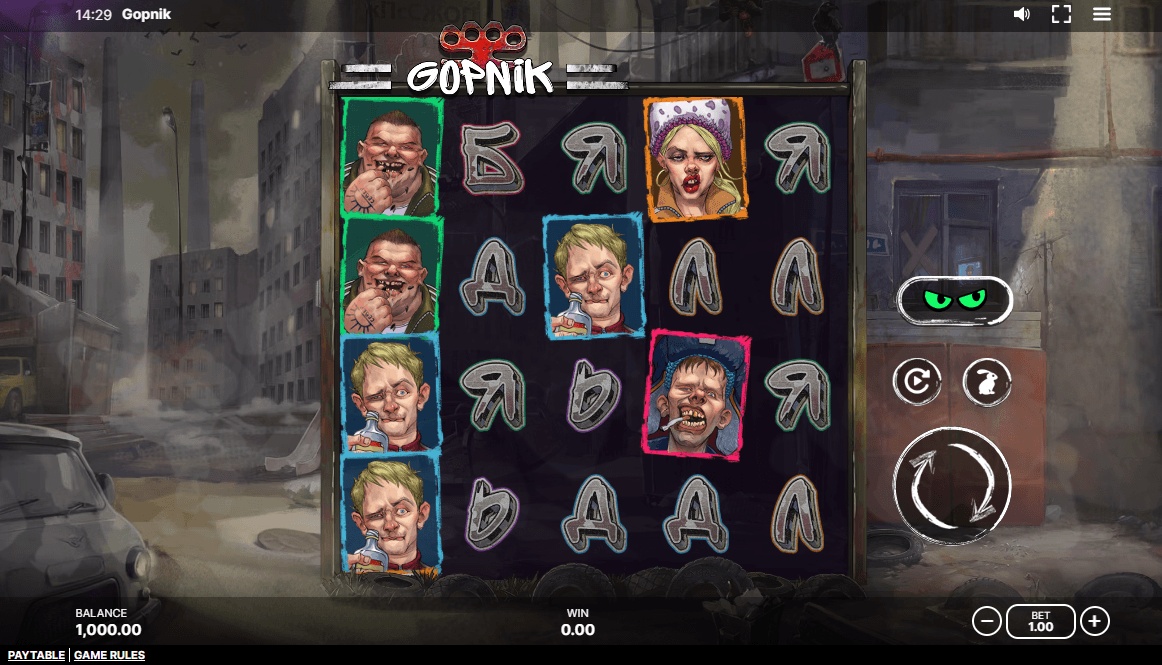 Gopnik is themed around life in an ex-Soviet slum