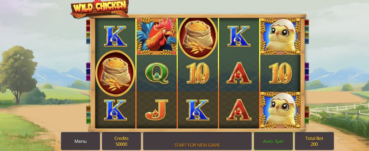 Wild Chicken is a frenetic farmyard-themed slot